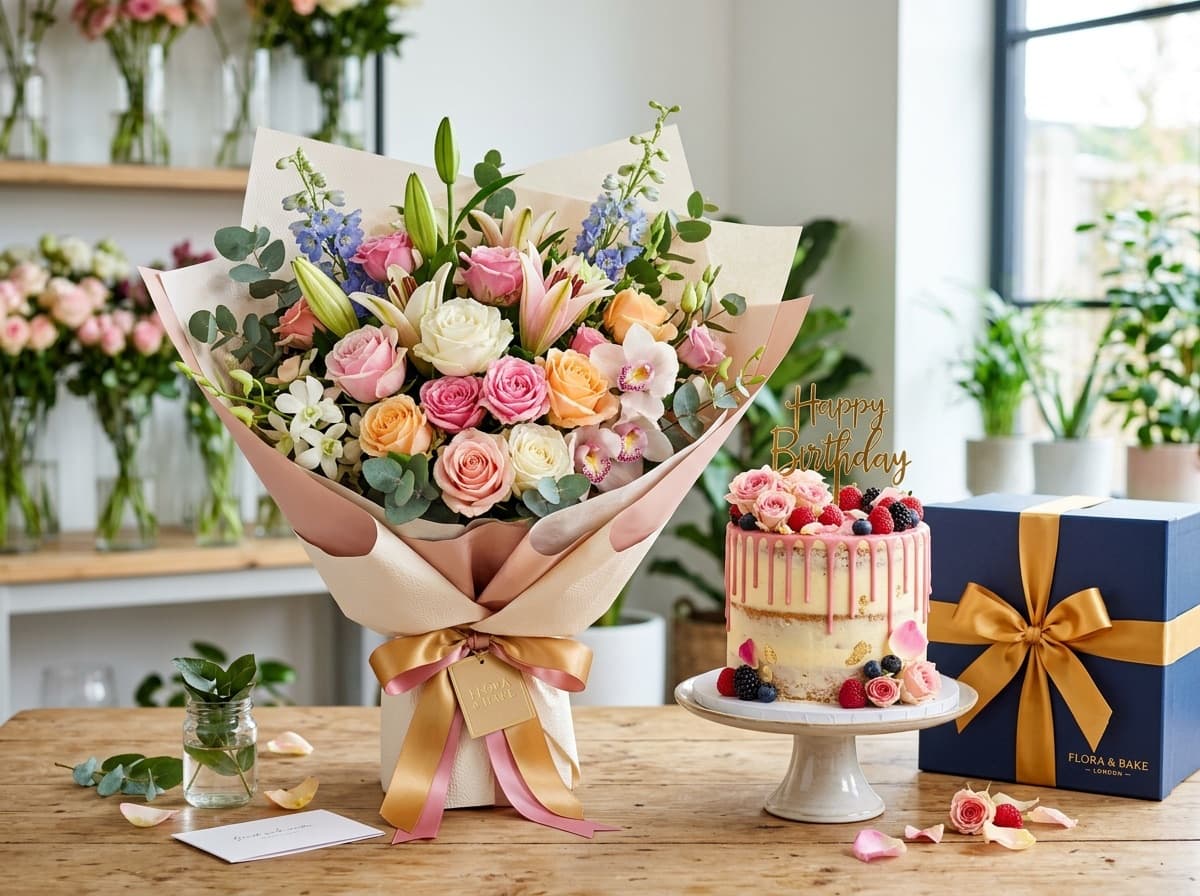 Guwahati fresh floral bouquets and delicious cakes delivery
